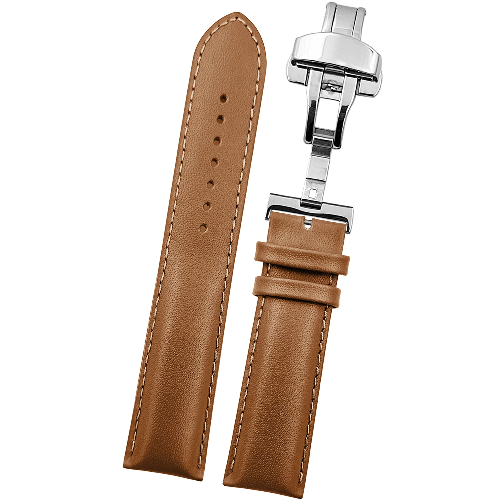 DBLACK [ARLONG] LEATHER STRAP W/ BUTTERFLY LOCK - Image 3