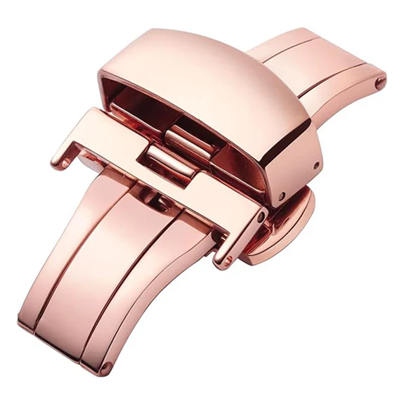 DBLACK [DSLCK3] BUTTERFLY LOCK, STAINLESS STEEL LOCK FOR LEATHER STRAP - Image 4