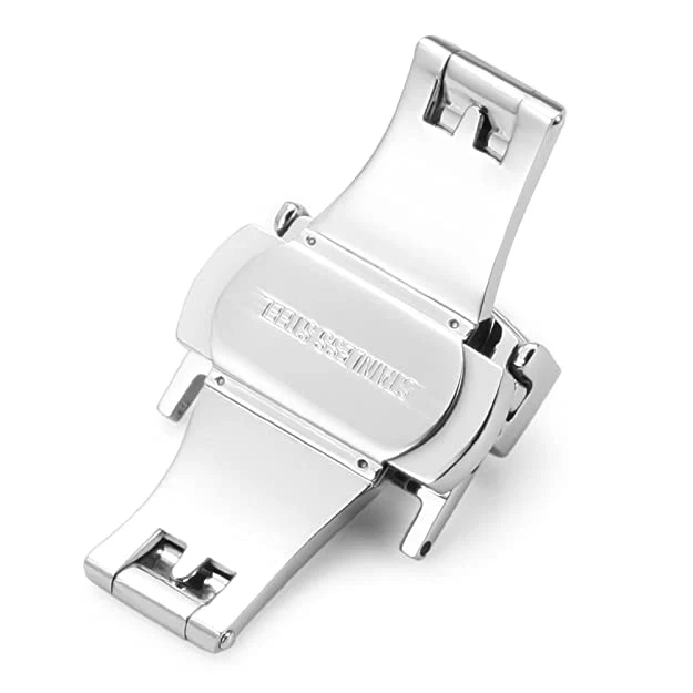 DBLACK [DSLCK3] BUTTERFLY LOCK, STAINLESS STEEL LOCK FOR LEATHER STRAP - Image 5