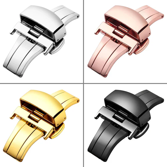 DBLACK [DSLCK3] BUTTERFLY LOCK, STAINLESS STEEL LOCK FOR LEATHER STRAP - Image 7