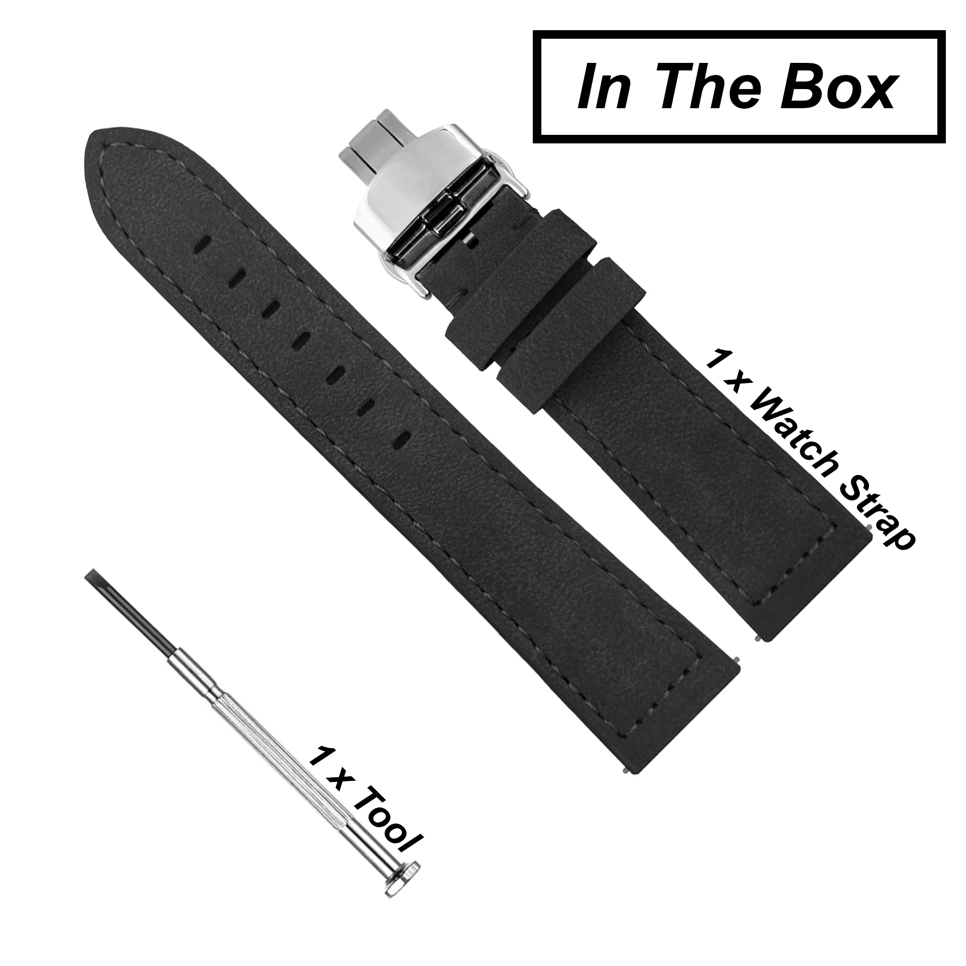 DBLACK [BUZZ] QUICK RELEASE, PREMIUM LEATHER STRAP - Image 11