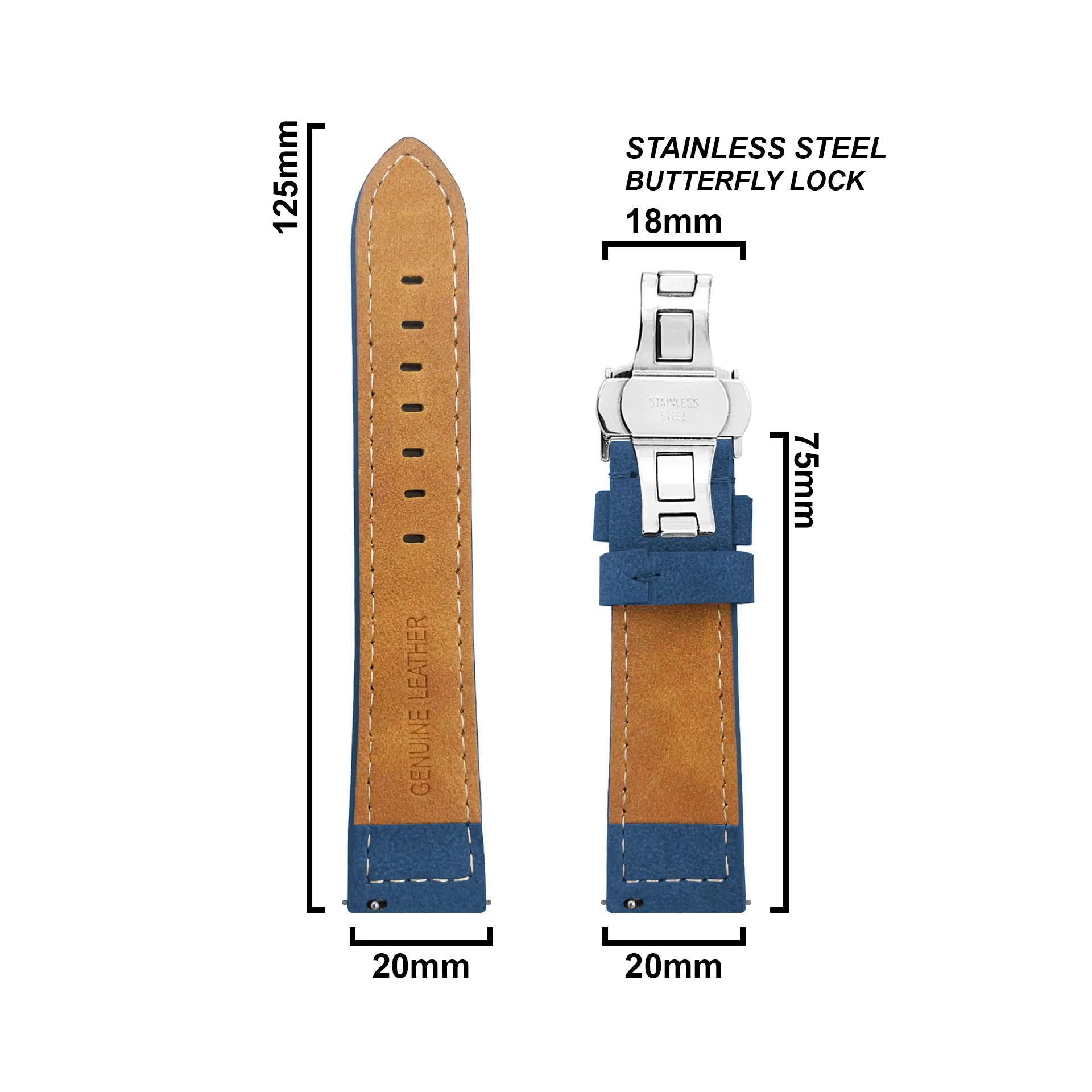 DBLACK [BUZZ] QUICK RELEASE, PREMIUM LEATHER STRAP - Image 15