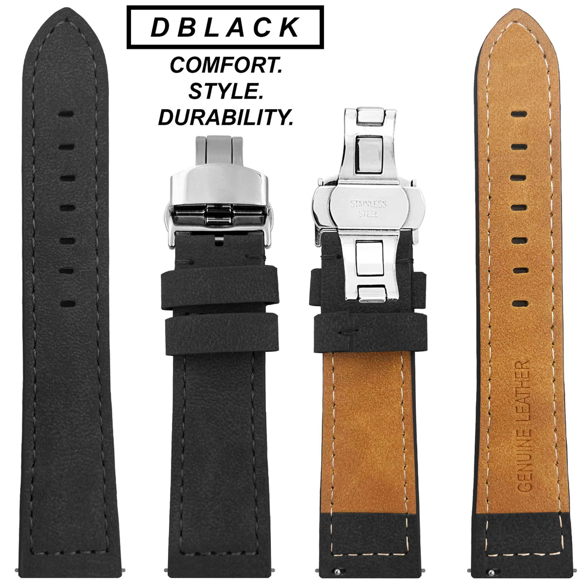 DBLACK [BUZZ] QUICK RELEASE, PREMIUM LEATHER STRAP - Image 8