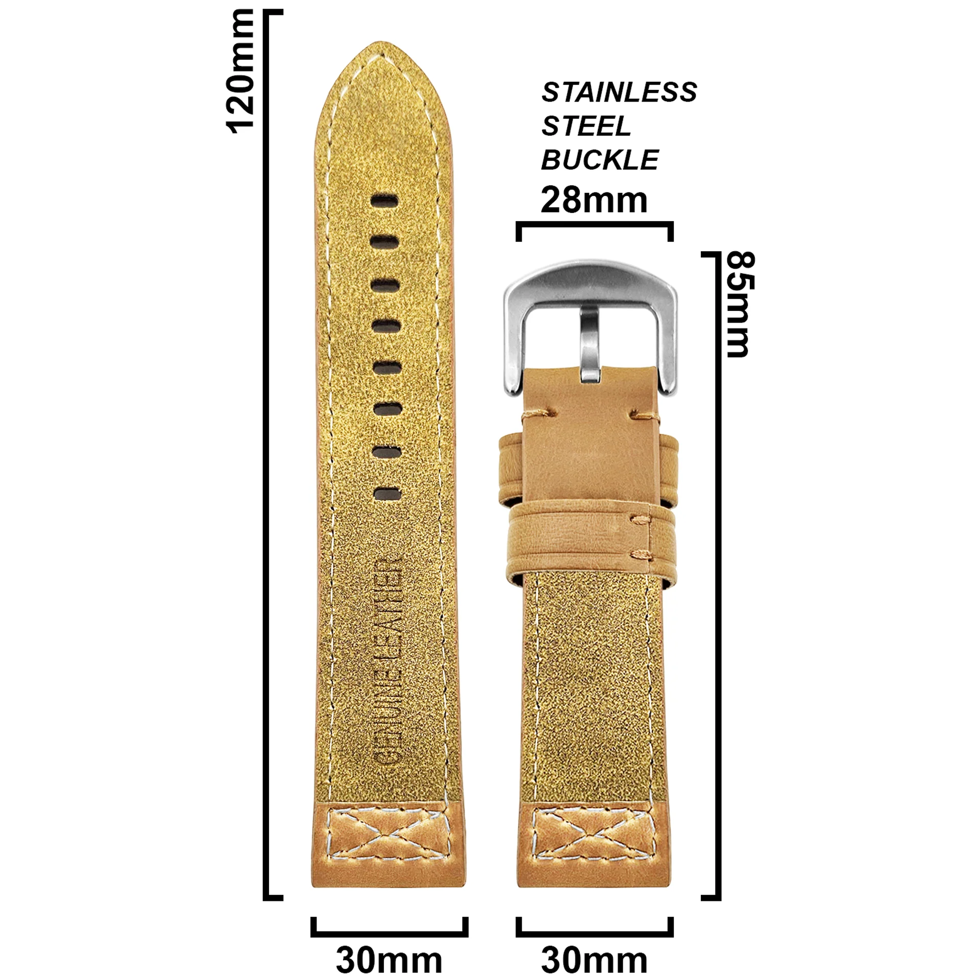 DBLACK [CROXX] THICK STRAP DESIGN, LEATHER STRAP - Image 27