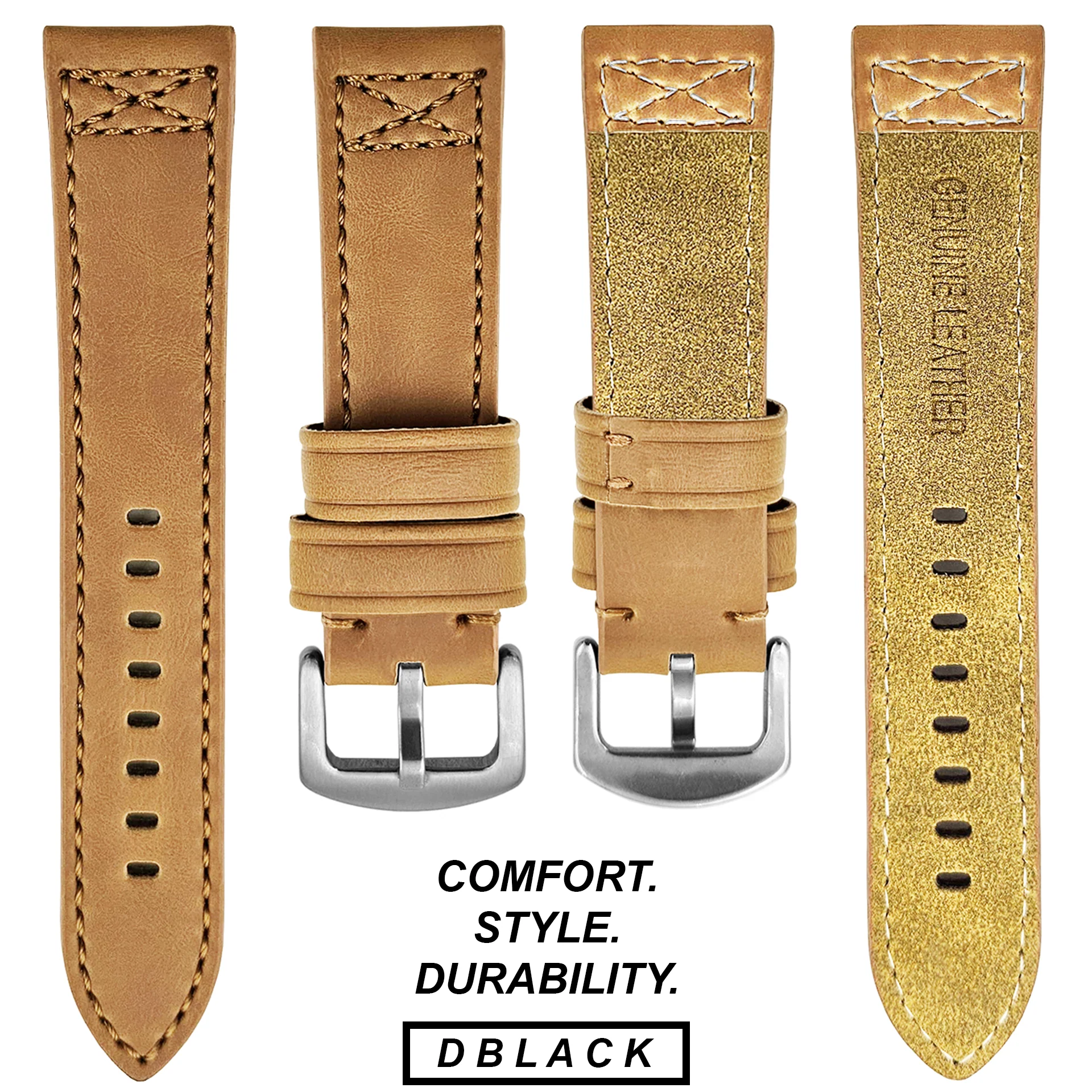 DBLACK [CROXX] THICK STRAP DESIGN, LEATHER STRAP - Image 6