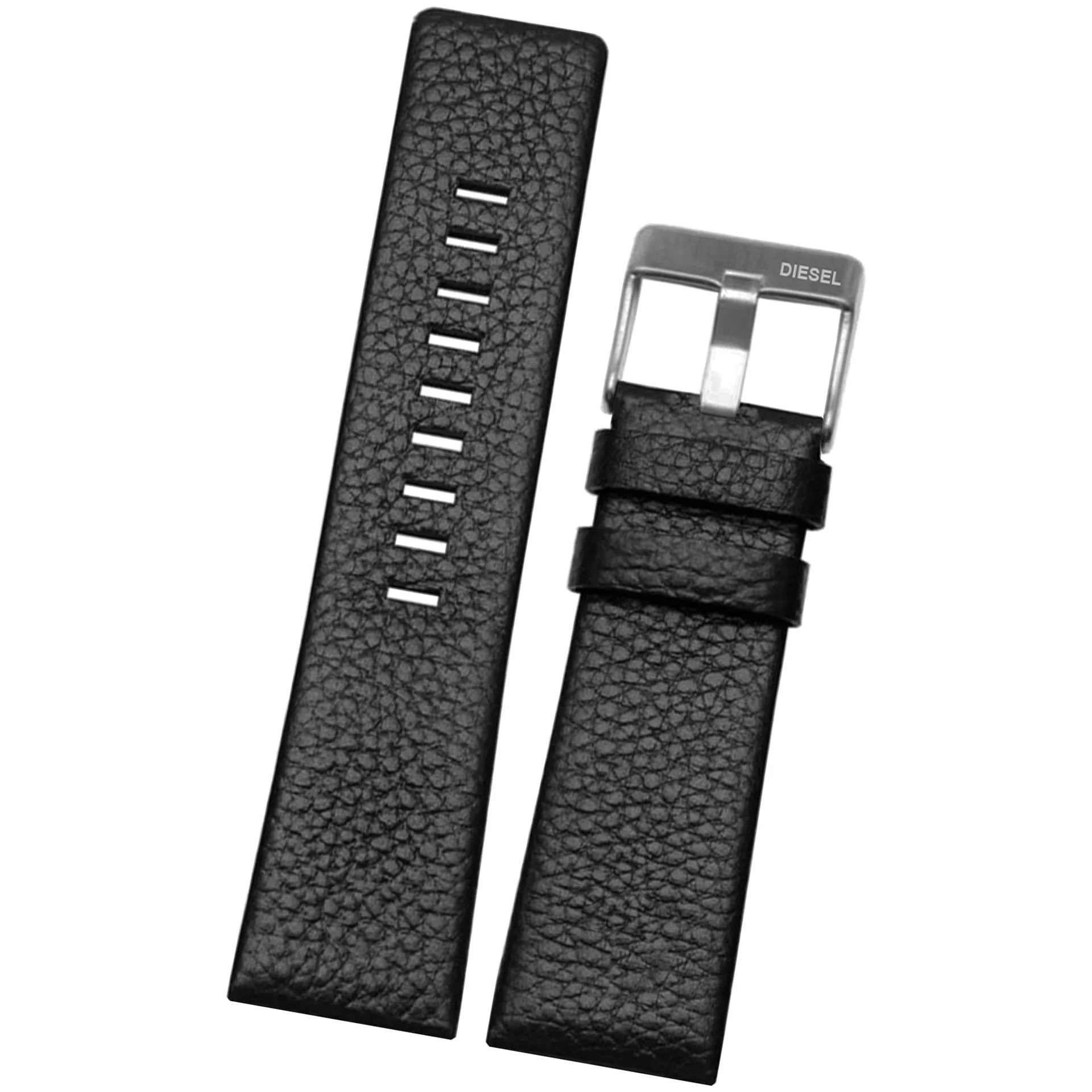 DBLACK [DSLDS2] PEBBLE DESIGN, LEATHER WATCH STRAP // FOR "DIESEL" WATCHES - Image 3