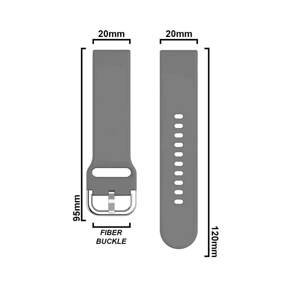 DBLACK [FOOSHA] QUICK RELEASE, SILICONE WATCH STRAP - Image 12