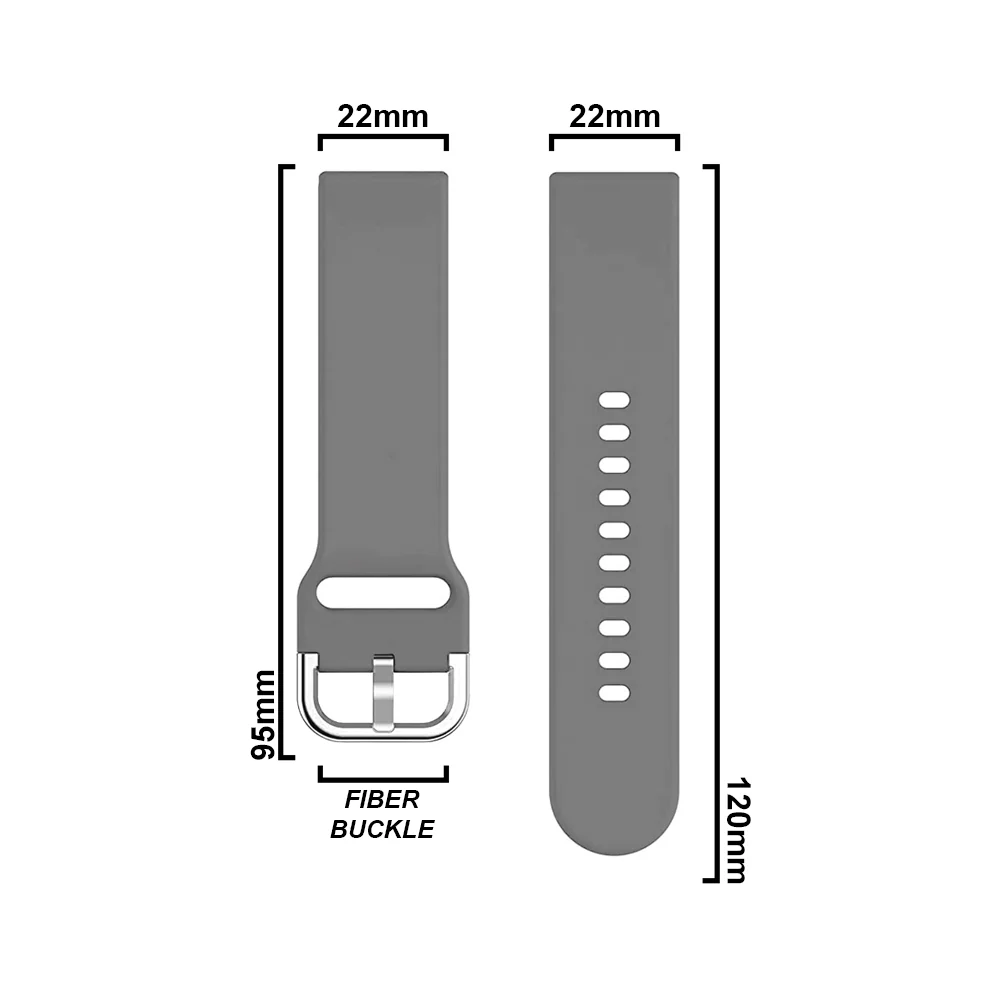 DBLACK [FOOSHA] QUICK RELEASE, SILICONE WATCH STRAP - Image 19