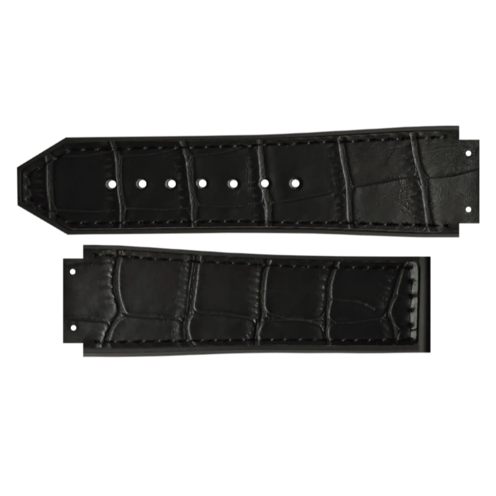 DBLACK [HLS-OPN1] 25MM LEATHER WATCH STRAP (WITHOUT TOOLS) // DESIGNED FOR "HUBLOT" WATCHES - Image 14
