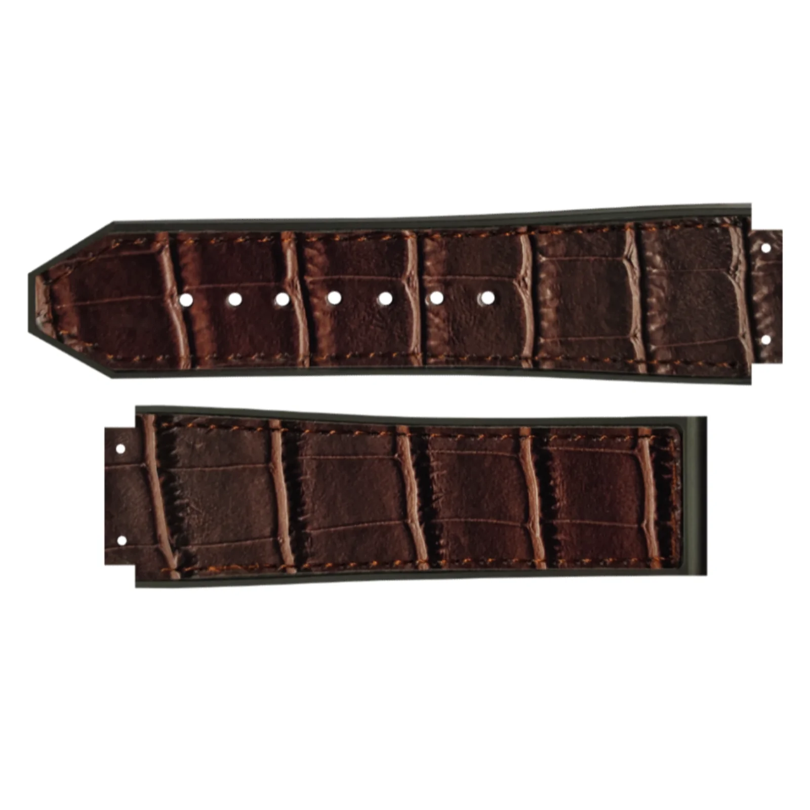 DBLACK [HLS-OPN1] 25MM LEATHER WATCH STRAP (WITHOUT TOOLS) // DESIGNED FOR "HUBLOT" WATCHES - Image 15