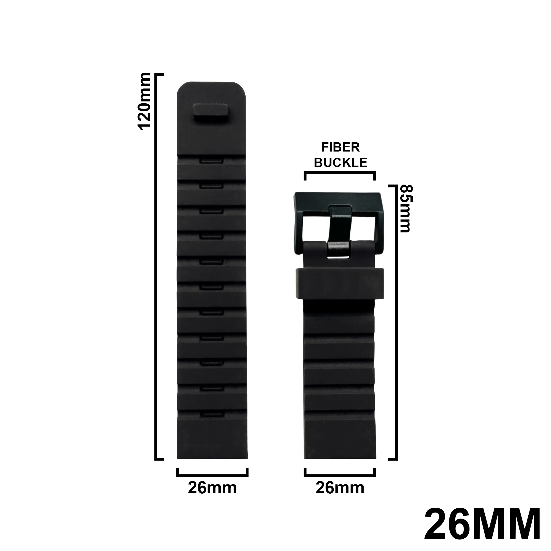 DBLACK [SADIDA] SIMPLE LINE DESIGN, SILICONE STRAP - Image 7