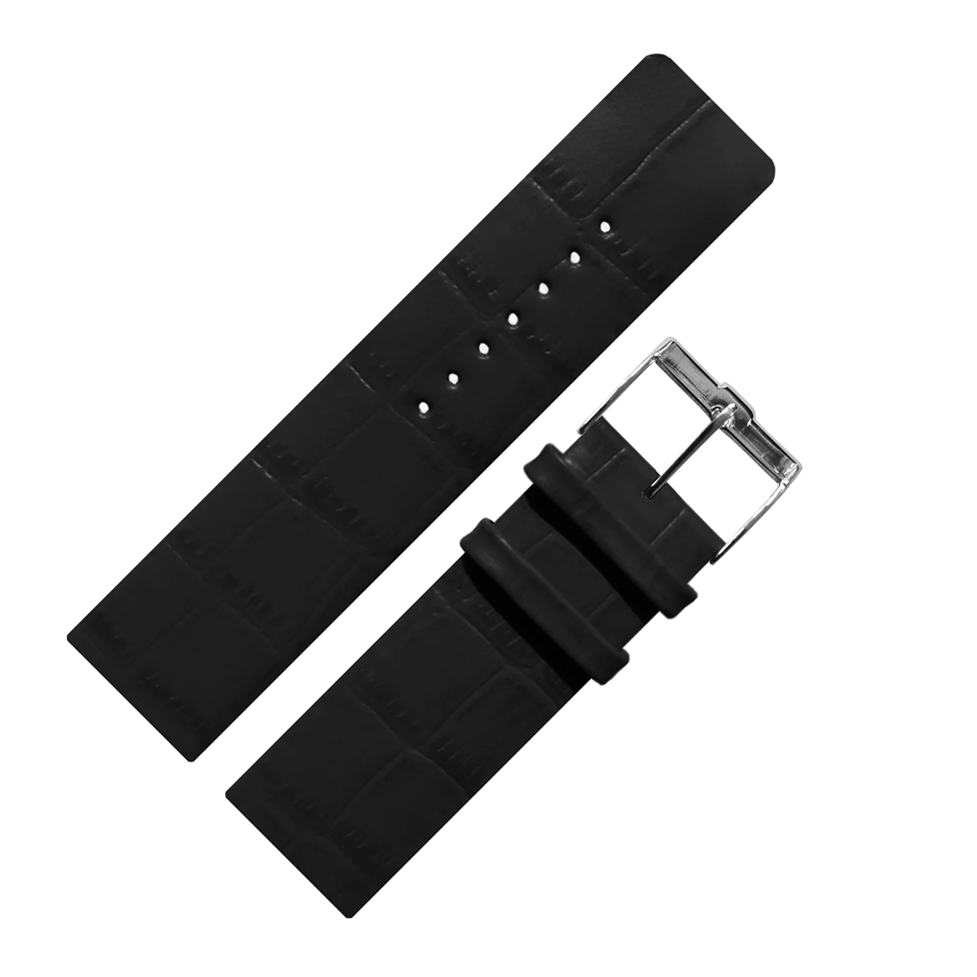 DBLACK [TNDS1] "CROCO DESIGN" LEATHER STRAP // FOR "TITAN EDGE SLIM" WATCHES - Image 3