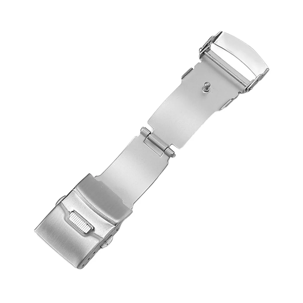 [DRLOCK] BRUSHED STAINLESS STEEL "DOUBLE LOCK CLASP WATCH CHAIN BUCKLE" REPLACEMENT PARTS FOR WATCH CHAIN STRAP - Image 7