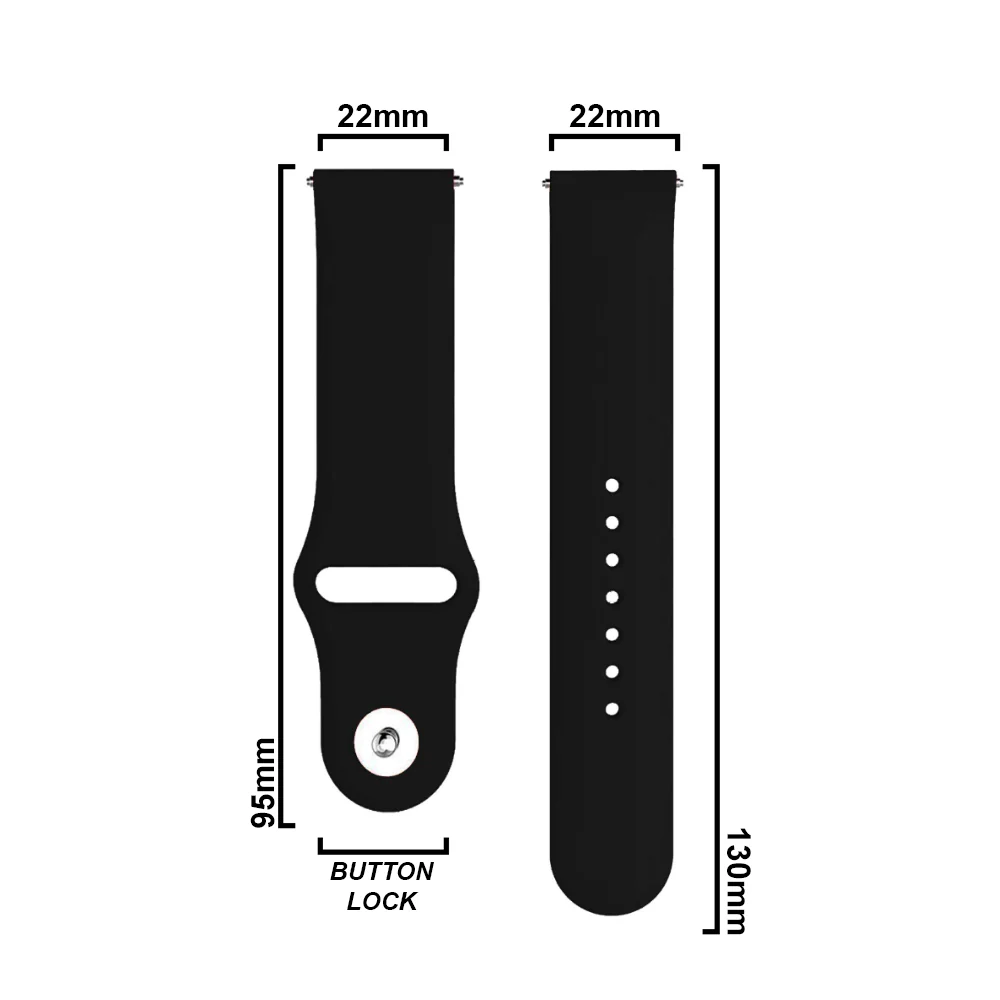 DBLACK [WANO] QUICK RELEASE, SILICONE WATCH STRAP - Image 17